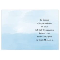 Personalised Boys First Holy Communion Card -PERSONALISE STORE gc00750 2