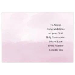 Personalised Girls First Holy Communion Card -PERSONALISE STORE gc00751 2