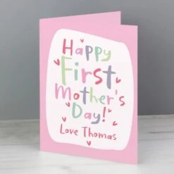 Personalised Happy First Mother's Day Card -PERSONALISE STORE gc00753 3