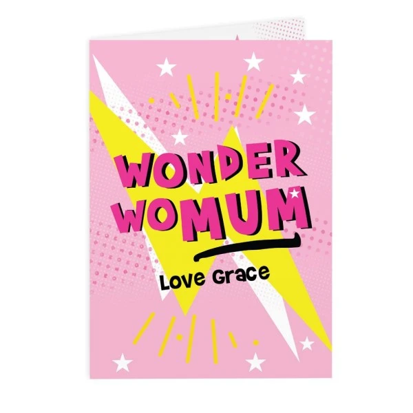 Personalised Wonder WoMum Card 2 Personalised Wonder WoMum Card - Image 2