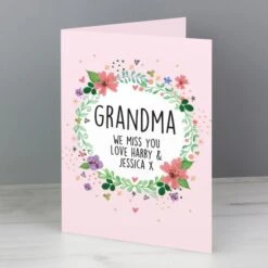 Personalised Floral Card 11 Personalised Floral Card -PERSONALISE STORE gc00768 4