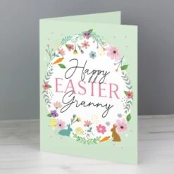 Personalised Easter Springtime Card -PERSONALISE STORE gc00782 3