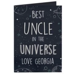 Personalised Best... In The Universe Card -PERSONALISE STORE gc00788 3
