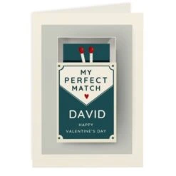 Personalised The Perfect Match Card -PERSONALISE STORE gc00805 4