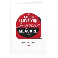 Personalised Beyond Measures Card -PERSONALISE STORE gc00806 5