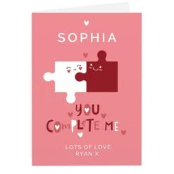 Personalised You Complete Me Card -PERSONALISE STORE gc00807 4