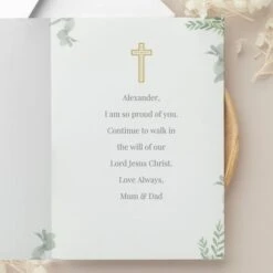 Personalised First Holy Communion Card -PERSONALISE STORE gc00816 3