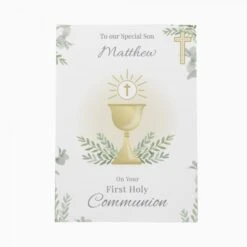 Personalised First Holy Communion Card -PERSONALISE STORE gc00816 4