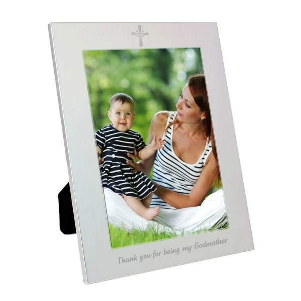Silver 5x7 Godmother Photo Frame 2 Silver 5x7 Godmother Photo Frame - Image 2