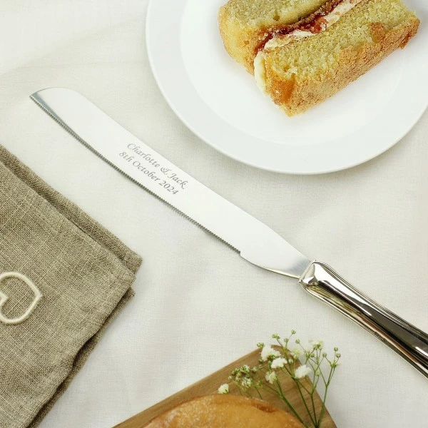Personalised Classic Cake Knife 2 Personalised Classic Cake Knife - Image 2