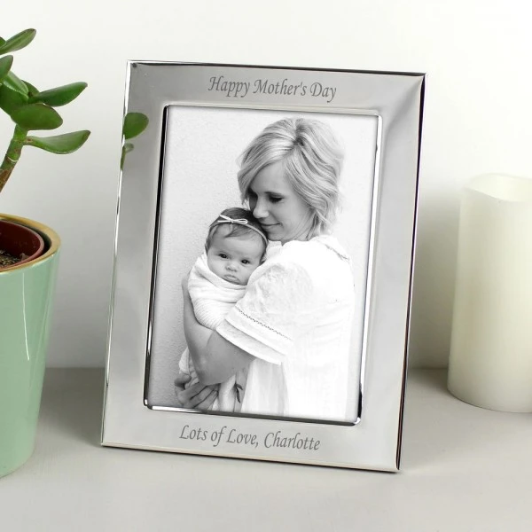 Personalised Silver Plated 6x4 Photo Frame 3 Personalised Silver Plated 6x4 Photo Frame - Image 3