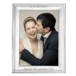 Personalised Silver Plated 6x4 Photo Frame 15 Personalised Silver Plated 6x4 Photo Frame -PERSONALISE STORE p010208 6