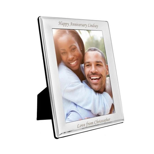 Personalised Silver Plated 6x4 Photo Frame 8 Personalised Silver Plated 6x4 Photo Frame - Image 8