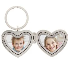 Personalised Heart Photoframe Keyring -PERSONALISE STORE p010231 7