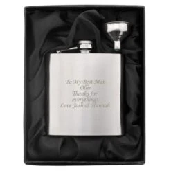 Personalised Boxed Stainless Steel Hip Flask 15 Personalised Boxed Stainless Steel Hip Flask -PERSONALISE STORE p0102a89 6