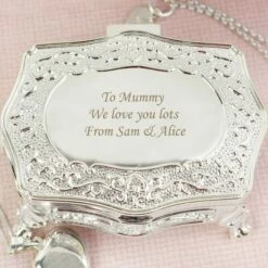 Personalised Small Antique Trinket Box -PERSONALISE STORE p0102b62 4