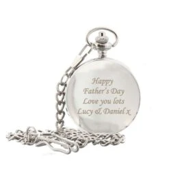 Personalised Pocket Fob Watch -PERSONALISE STORE p0102c02 7