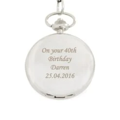 Personalised Pocket Fob Watch -PERSONALISE STORE p0102c02 9