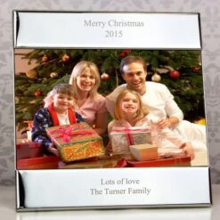 Personalised Silver 6x4 Photo Frame -PERSONALISE STORE p0102c37 6