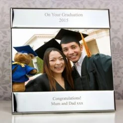 Personalised Silver 6x4 Photo Frame -PERSONALISE STORE p0102c37 9