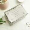 Personalised Butterfly Rectangular Jewellery Box