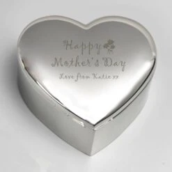 Personalised Happy Mothers Day Heart Trinket Box -PERSONALISE STORE p0102d91 3