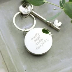 Personalised Round Photo Keyring -PERSONALISE STORE p0102e05 2