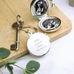 Personalised Round Photo Keyring -PERSONALISE STORE p0102e05 3