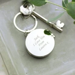 Personalised Round Photo Keyring -PERSONALISE STORE p0102e05 5