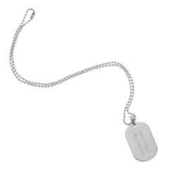 Personalised Stainless Steel Dog Tag Necklace -PERSONALISE STORE p0102e07 4