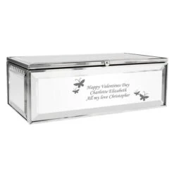 Personalised Butterflies Mirrored Jewellery Box 10 Personalised Butterflies Mirrored Jewellery Box -PERSONALISE STORE p0102e20 3