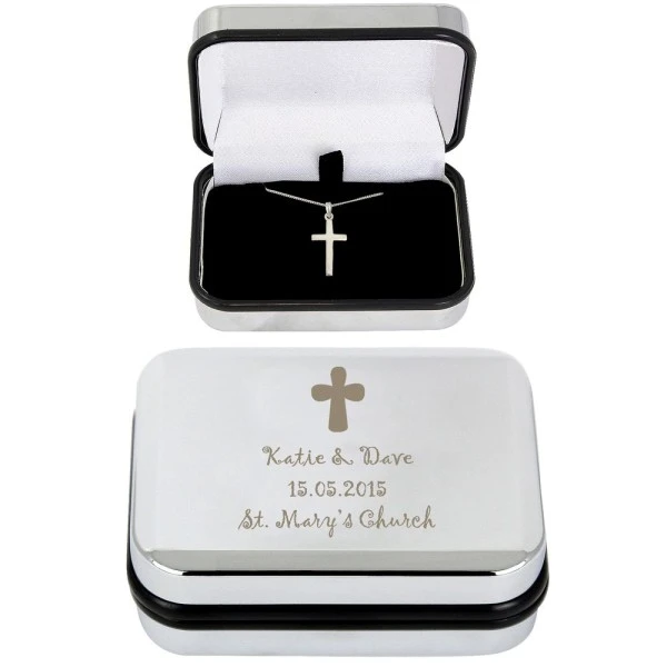 Personalised Cross Necklace And Box 5 Personalised Cross Necklace And Box - Image 5