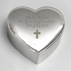 Personalised Cross Heart Trinket Box -PERSONALISE STORE p0102e26 4