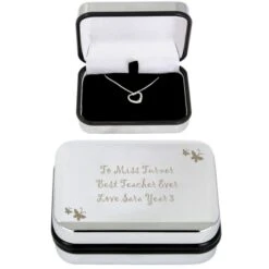 Personalised Butterfly Heart Necklace And Box 14 Personalised Butterfly Heart Necklace And Box -PERSONALISE STORE p0102e31 5