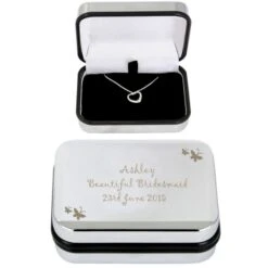 Personalised Butterfly Heart Necklace And Box 16 Personalised Butterfly Heart Necklace And Box -PERSONALISE STORE p0102e31 7