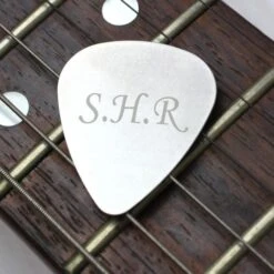 Personalised Initials Silver Plectrum -PERSONALISE STORE p0102e54 4