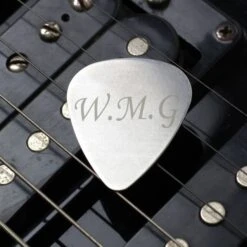 Personalised Initials Silver Plectrum -PERSONALISE STORE p0102e54 5