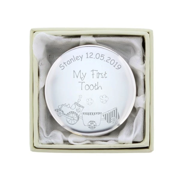Personalised Train My First Tooth Trinket Box 3 Personalised Train My First Tooth Trinket Box - Image 3
