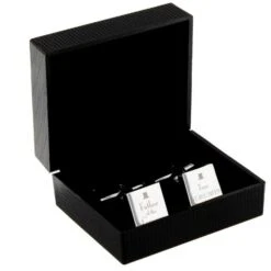Personalised Decorative Wedding Father Of The Groom Square Cufflinks -PERSONALISE STORE p0102g72 2