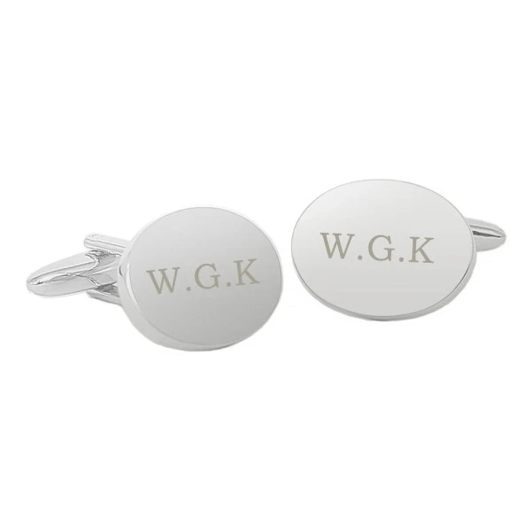 Personalised Oval Cufflinks 3 Personalised Oval Cufflinks - Image 3