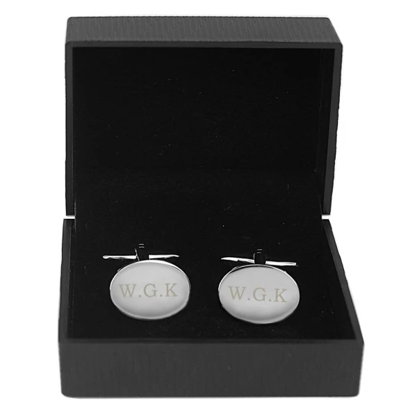 Personalised Oval Cufflinks 4 Personalised Oval Cufflinks - Image 4
