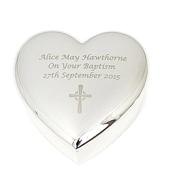 Personalised Rosary Beads And Cross Heart Trinket Box 6 Personalised Rosary Beads And Cross Heart Trinket Box - Image 6