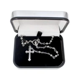 Personalised Rosary Beads And Cross Trinket Box 11 Personalised Rosary Beads And Cross Trinket Box -PERSONALISE STORE p0102h20 2