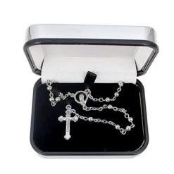 Personalised Rosary Beads And Cross Trinket Box 17 Personalised Rosary Beads And Cross Trinket Box -PERSONALISE STORE p0102h20 8