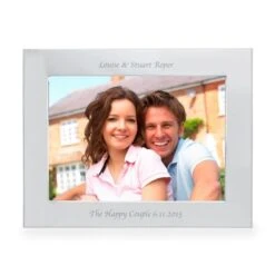 Personalised Silver 5x7 Landscape Photo Frame 16 Personalised Silver 5x7 Landscape Photo Frame -PERSONALISE STORE p0102s62 6