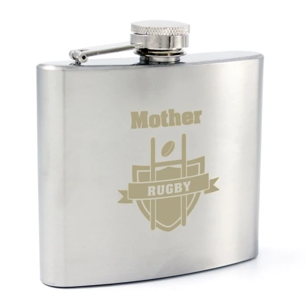 Personalised Rugby Hip Flask 7 Personalised Rugby Hip Flask - Image 7