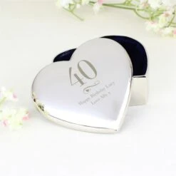 Personalised Birthday Big Age Heart Trinket Box -PERSONALISE STORE p0102u04 3