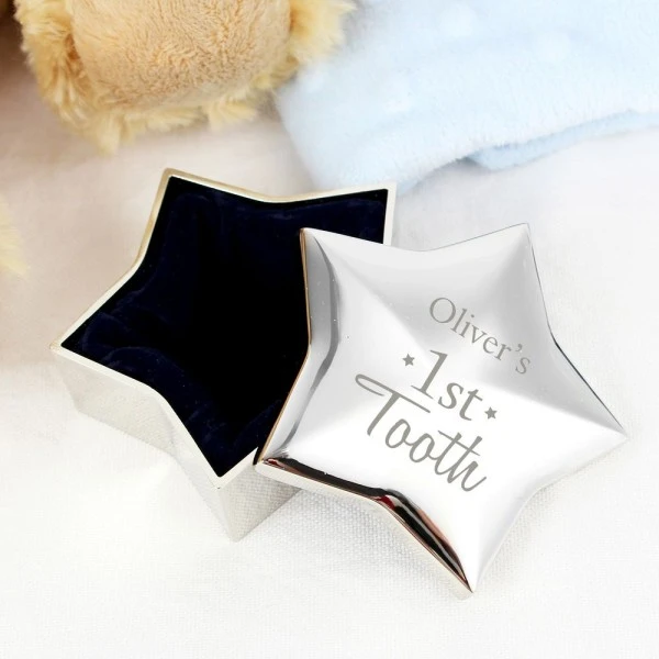 Personalised 1st Tooth Star Trinket Box 3 Personalised 1st Tooth Star Trinket Box - Image 3