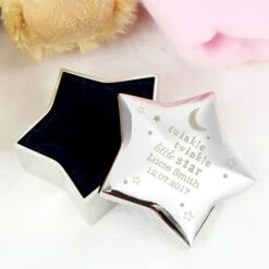 Personalised Twinkle Twinkle Star Trinket Box -PERSONALISE STORE p0102u23 3