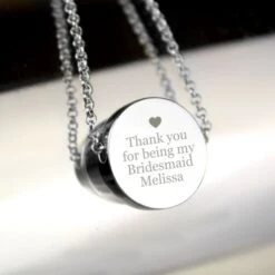 Personalised Any Message Disc Necklace 16 Personalised Any Message Disc Necklace -PERSONALISE STORE p0102u51 6